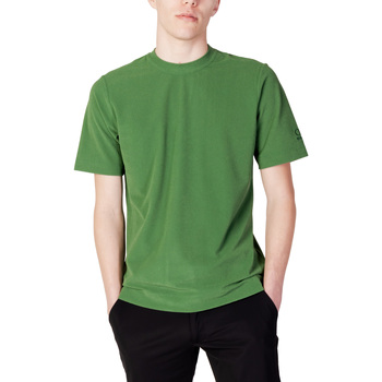 textil Herre Polo-t-shirts m. lange ærmer Suns PELÈ SPONGE TECK TSS01054U Grøn