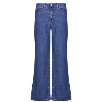 textil Dame Jeans med vide ben Vila VICARLA  Blå / Medium