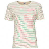 textil Dame T-shirts m. korte ærmer Petit Bateau MC COL ROND Beige