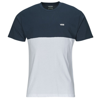 textil Herre T-shirts m. korte ærmer Vans MN COLORBLOCK TEE Hvid / Marineblå