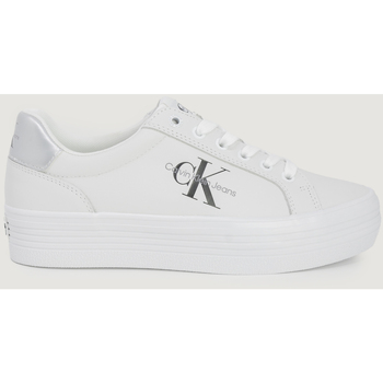 Sko Dame Sneakers Calvin Klein Jeans VULC FLATFORM LACEUP YW0YW01474 Sølv