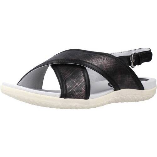 Sko Dame Sandaler Geox D SANDAL VEGA Sort