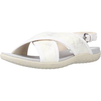 Sko Dame Sandaler Geox D SANDAL VEGA Hvid