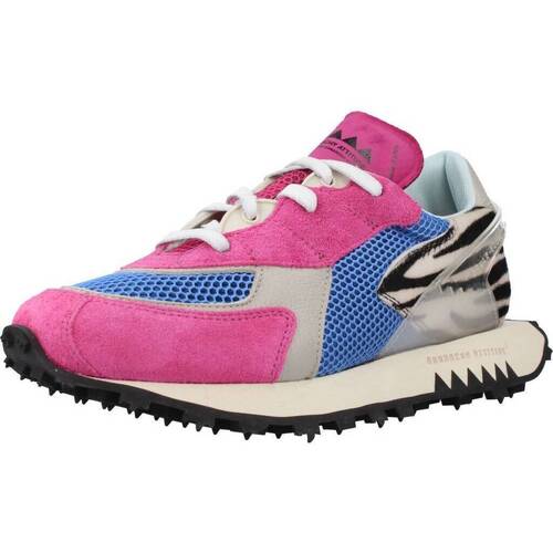 Sko Dame Sneakers Run Of PUNK ZEBRA W Flerfarvet