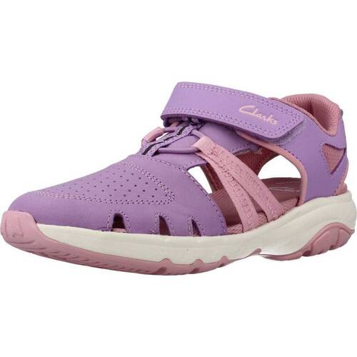 Sko Pige Klipklapper
 Clarks ROCK SURF K Pink