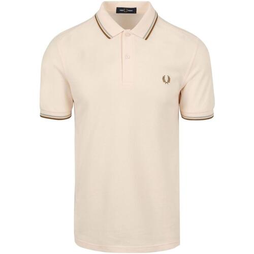 textil Herre T-shirts m. korte ærmer Fred Perry  Pink