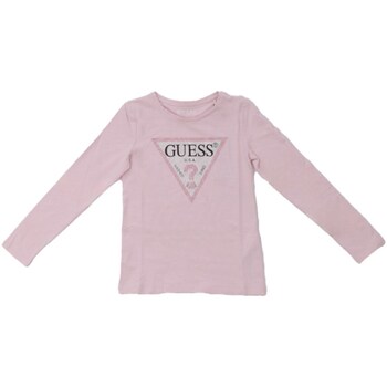 textil Pige Langærmede T-shirts Guess J2YI50 K6YW1 Pink