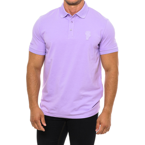 textil Herre Polo-t-shirts m. korte ærmer Karl Lagerfeld 745401533221-230 Violet