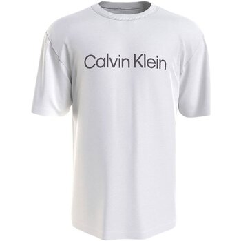 textil Herre T-shirts m. korte ærmer Calvin Klein Jeans 000NM2501E Hvid