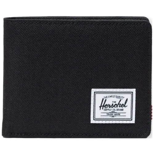 Tasker Herre Tegnebøger Herschel Roy + Coin Eco Wallet - Black Sort