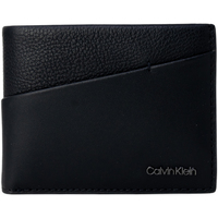 Tasker Herre Tegnebøger Calvin Klein Jeans CK DIAGONAL BIFOLD 6CC W/BILL K50K510595 Sort