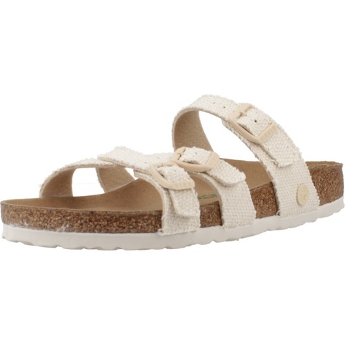 Sko Dame Sandaler Birkenstock FRANCA RIVET LOGO Beige