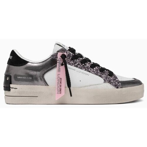 Sko Dame Sneakers Crime London 21107AA7 SK8 DELUXE Hvid