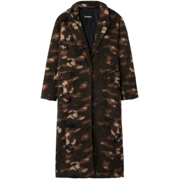 textil Dame Frakker Desigual COAT_SOFÍA 24WWEWAZ Grøn