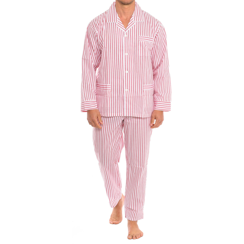 textil Herre Pyjamas / Natskjorte Kisses&Love KLP5-30194 Hvid