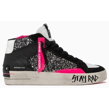 Sko Dame Sneakers Crime London 21152AA7 SK8 DELUXE MID Sort