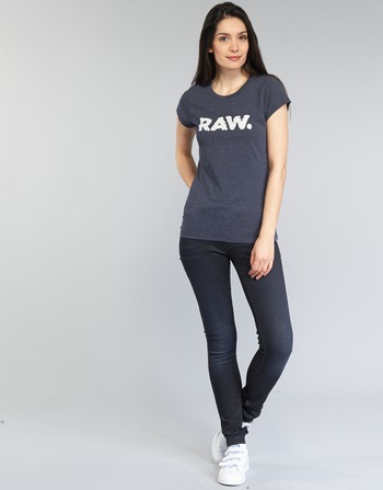 textil Dame Jeans - skinny G-Star Raw 3301 HIGH SKINNY Blå