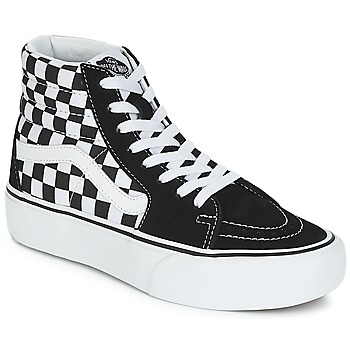 Sko Dame Høje sneakers Vans SK8-Hi PLATFORM 2.1 Sort / Hvid