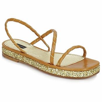 Sko Dame Sandaler Marc Jacobs MJ16405 Brun / Guld