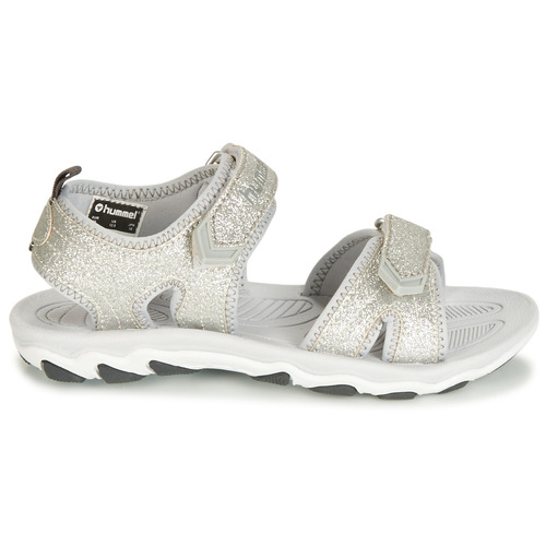 hummel SANDAL GLITTER JR Sølv