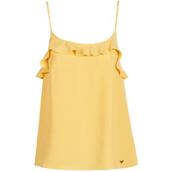 textil Mujer Camisetas sin mangas Les Petites Bombes AZITAFE Amarillo