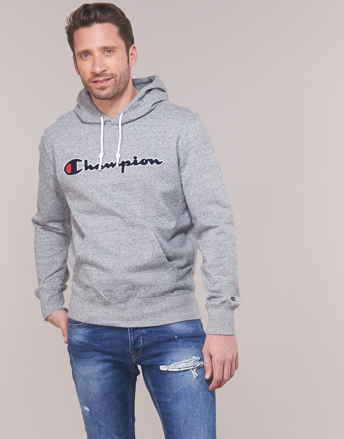 textil Hombre Sudaderas Champion 212940-GRLTM Gris