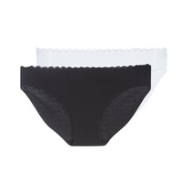 Ropa interior Mujer Culote y bragas DIM BODY TOUCH X2 Negro / Blanco