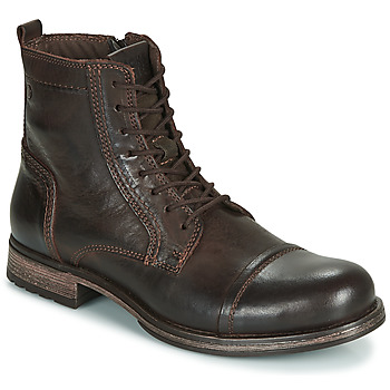 Zapatos Hombre Botas de caña baja Jack & Jones JFW RUSSEL LEATHER Marrón