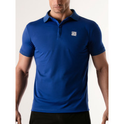 textil Hombre Tops y Camisetas Code 22 Camisa de polo estenopeica Código 22 Azul