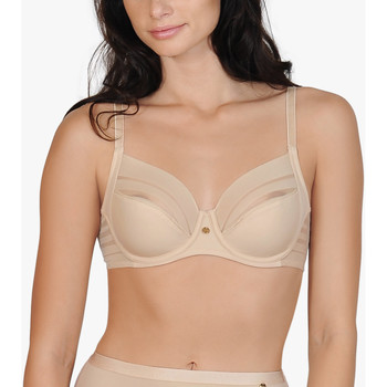 Ropa interior Mujer Envolvente Lisca Copa F a H Alegra Sujetador push-up Beige