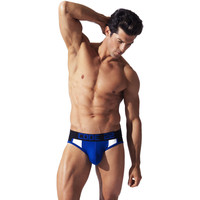 Ropa interior Hombre Braguitas Code 22 Calzoncillos deportivos Full Front CODE22 Azul