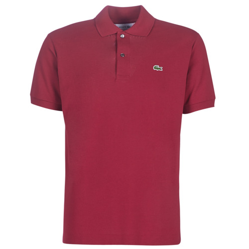 textil Hombre Polos manga corta Lacoste POLO L12 12 REGULAR Burdeo