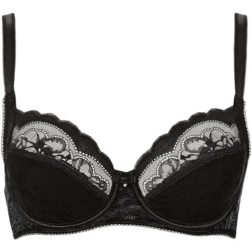 Ropa interior Mujer Envolvente Lisca Sujetador con aros Evelyn  - Copas F a G Negro