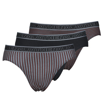 Ropa interior Hombre Braguitas Athena TONIC Negro / Marrón