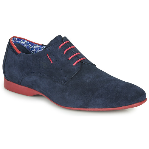 Zapatos Hombre Derbie Fluchos VESUBIO Marino / Rojo