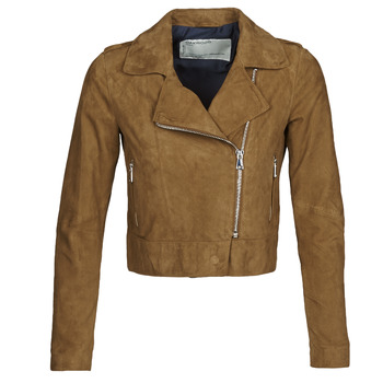 textil Mujer Chaquetas de cuero / Polipiel Oakwood PHOEBE Cognac / Aterciopleado