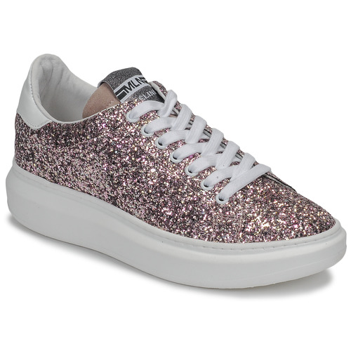 Zapatos Mujer Zapatillas bajas Meline GEYSI Glitter / Rosa