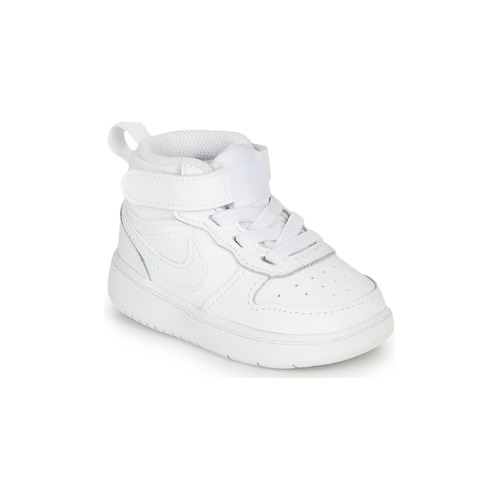 Zapatos Niños Zapatillas bajas Nike COURT BOROUGH MID 2 TD Blanco