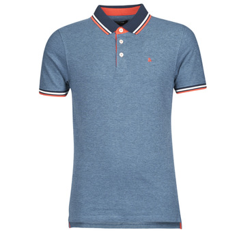 textil Hombre Polos manga corta Jack & Jones JJEPAULOS Azul