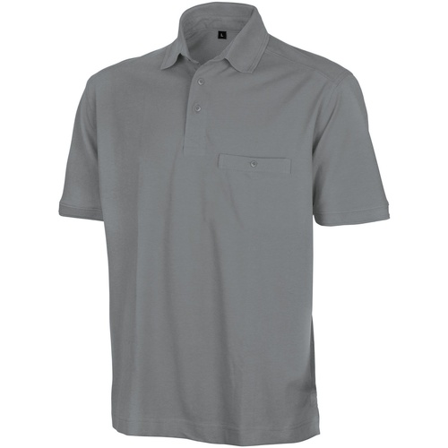 textil Hombre Polos manga corta Result Apex Gris