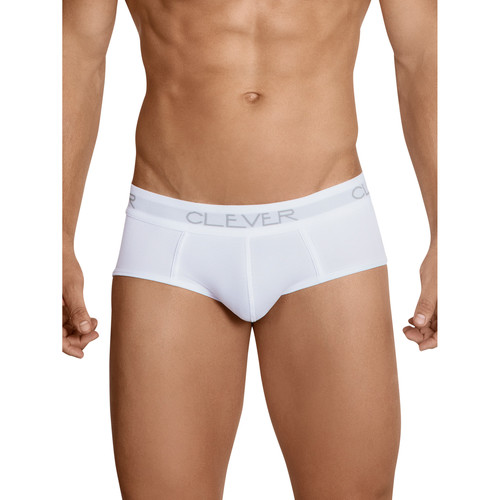 Ropa interior Hombre Braguitas Clever Inteligente Clásico de Confort Breve Blanco