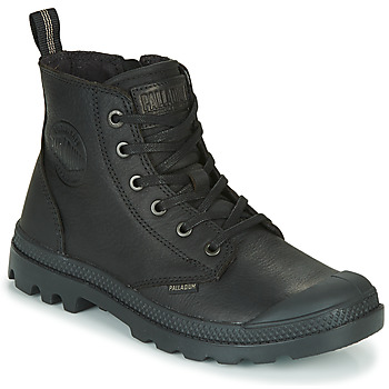 Zapatos Botas de caña baja Palladium PAMPA ZIP LTH ESS Negro