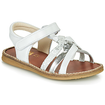 Zapatos Niña Sandalias GBB SUMY Blanco / Plata