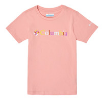 textil Niña Camisetas manga corta Columbia SWEET PINES GRAPHIC Rosa