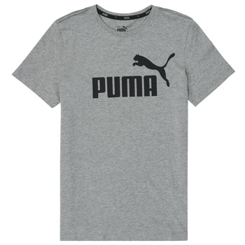 textil Niño Camisetas manga corta Puma ESSENTIAL LOGO TEE Gris