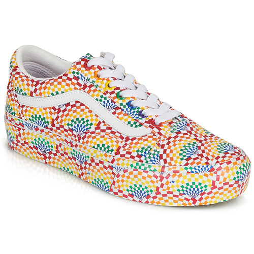 Zapatos Mujer Zapatillas bajas Vans OLD SKOOL PLATFORM Multicolor