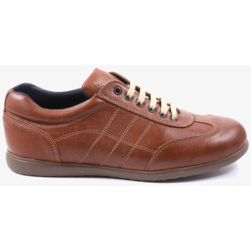 Zapatos Hombre Deportivas Moda Traveris 24102 Marrón