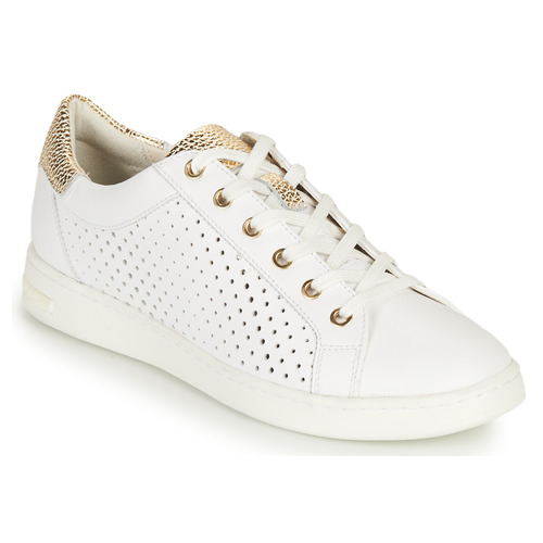 Zapatos Mujer Zapatillas bajas Geox D JAYSEN B Blanco / Oro