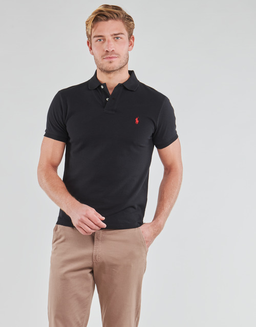 Polo Ralph Lauren POLO AJUSTE SLIM FIT EN COTON BASIC MESH Negro