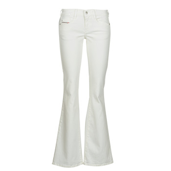 textil Mujer Vaqueros bootcut Diesel D-EBBEY Blanco / Roto